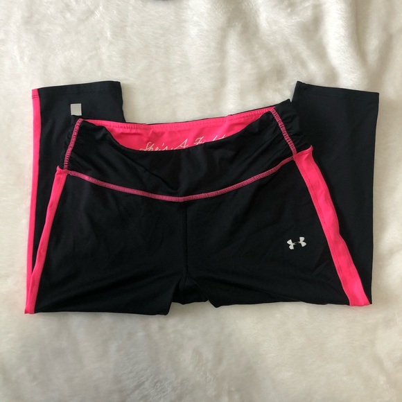 Under Armour Pants - Under Armour | Breast Cancer Awareness Cropped